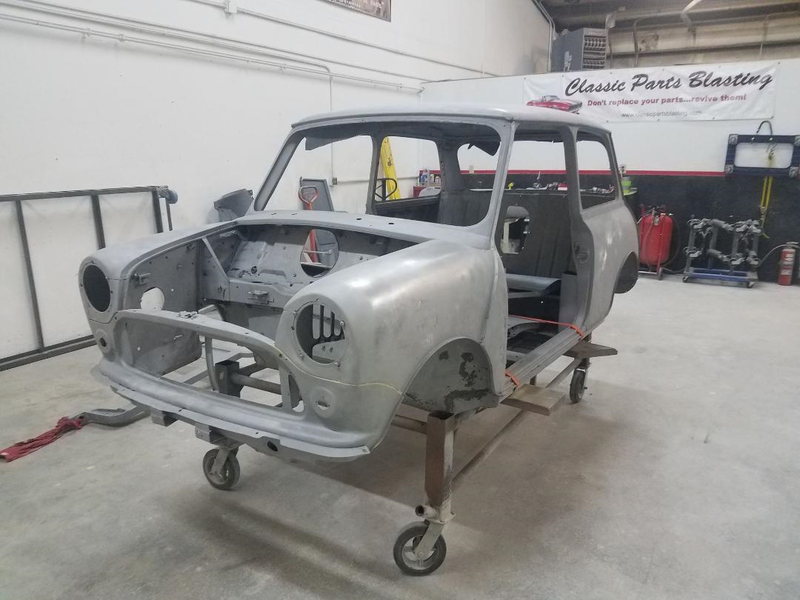 1970 Mini mediablasted